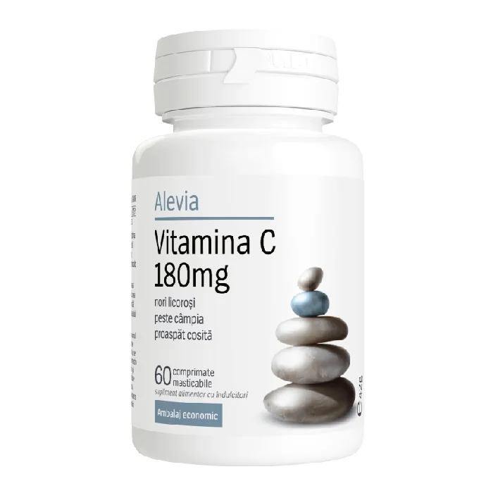 Vitamina C 180 Mg, 60 Comprimate Masticabile, Alevia