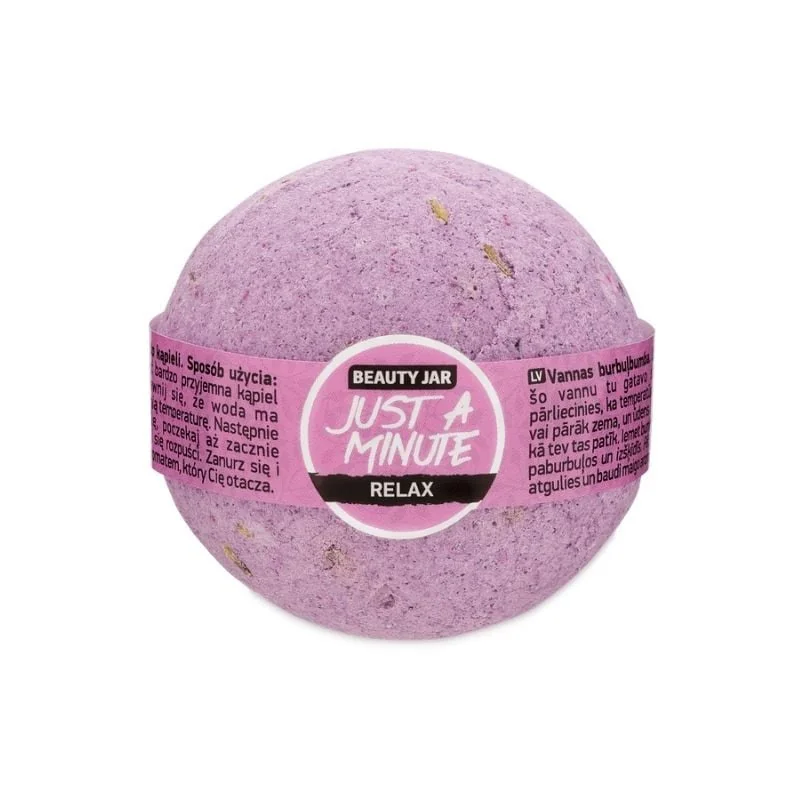 Beauty Jar Bial De Baie Efervescenta Relaxanta Cu Lavanda, Just A Minute, 150G