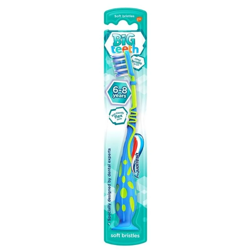 Aquafresh Periuță Dinti Big Teeth, 6–8 Ani
