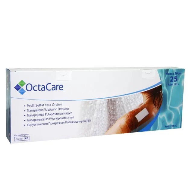 Plasturi Sterili Film Rezistenti La Apa, 5*7.5 Cm, 50 Bucati, OctaCare