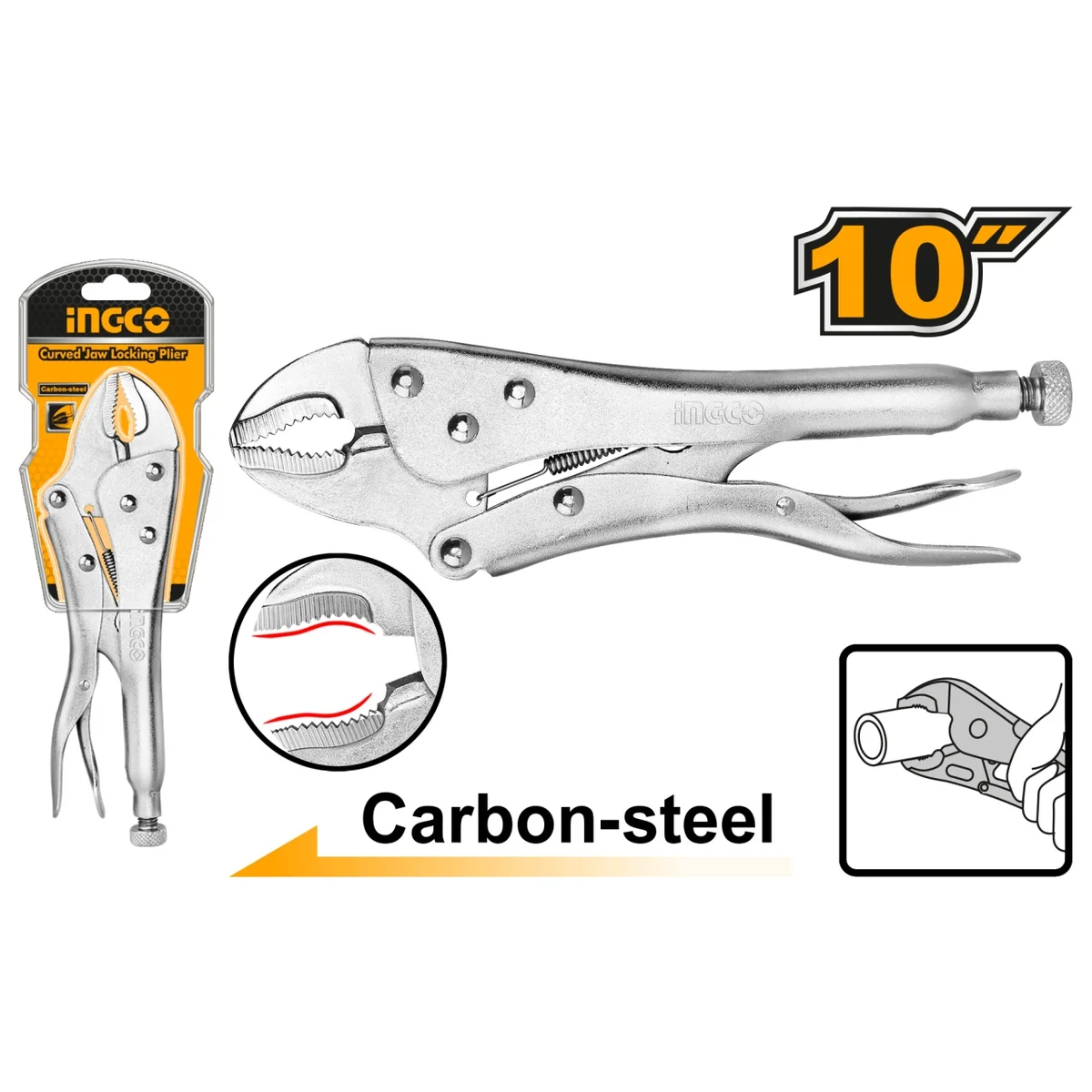 Cleste Autoblocaj 10 INGCO HCJLW0210