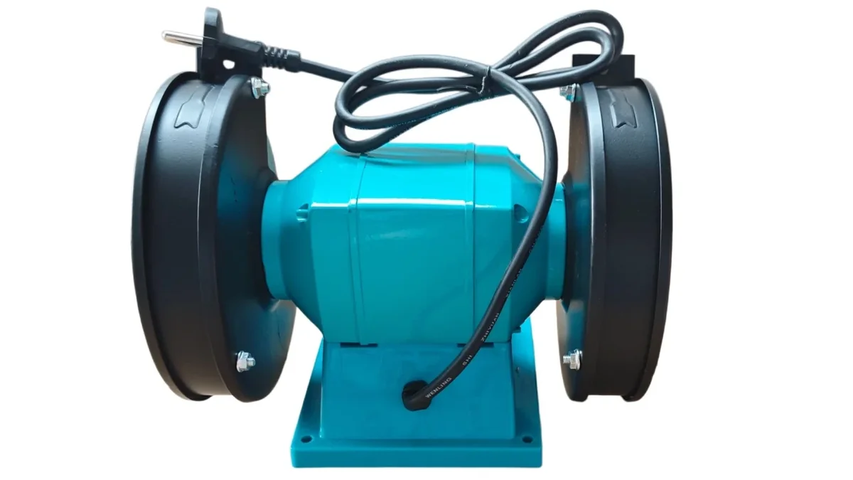 Polizor de banc electric 150mm, 350w, 2950rpm, pietre incluse, protectii duble, 12,7mm, CAMPION PROFESSIONAL CMP1834