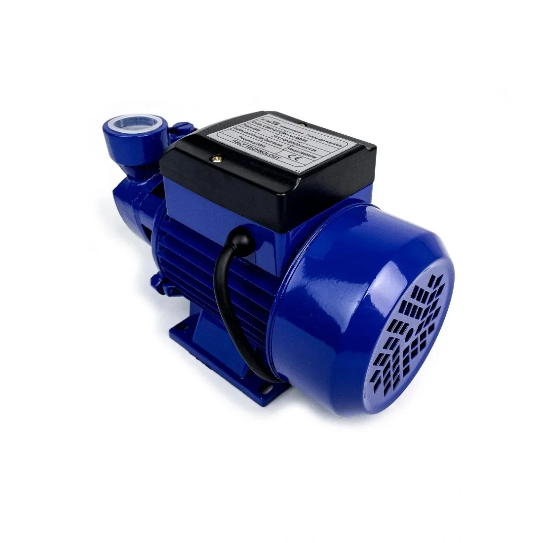 Pompa de apa de suprafata QB60, 500W, 40 l/min, refulare 35 m, corp din fonta, bobinaj 100% cupru – CMP1214