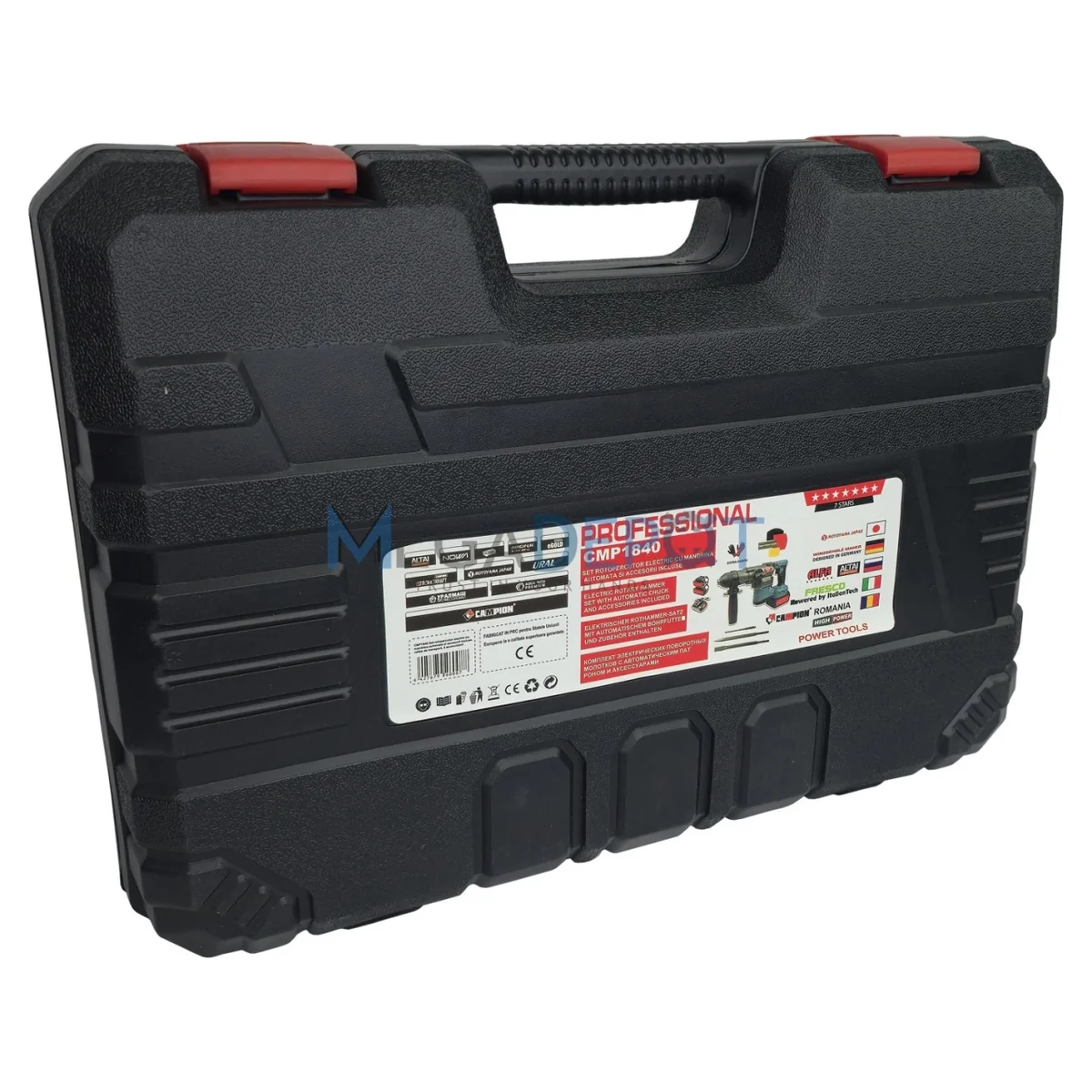 Ciocan Rotopercutor 9J, Brushless, cu 2 acumulatori 48V, 3500W, Campion PROFESSIONAL CMP1840