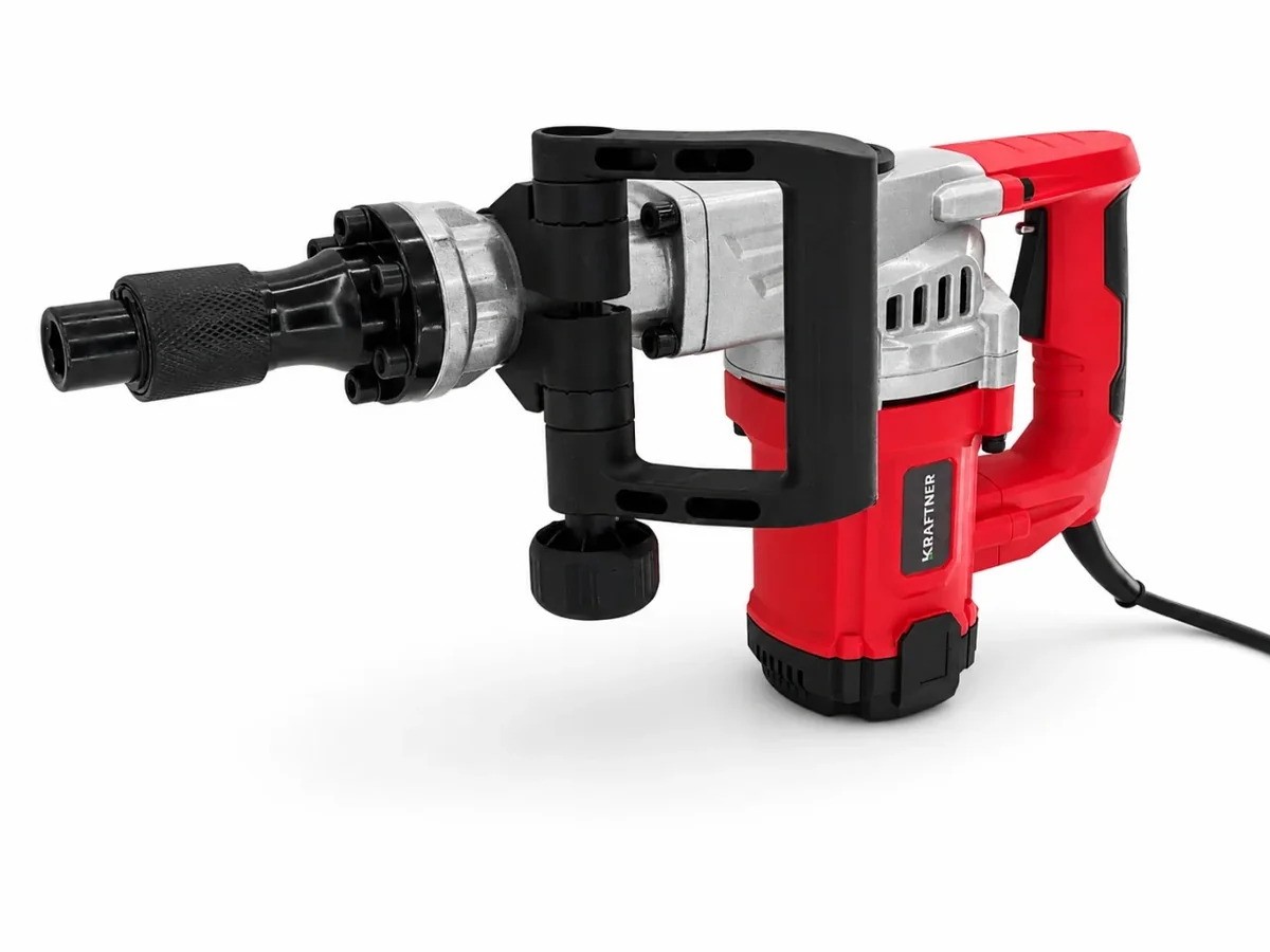 Ciocan demolator (picamer) 2200W, 15J, 4200bpm, prindere HEX 17mm, carbuni de rezerva si valiza de transport, KRAFTNER KF-7820