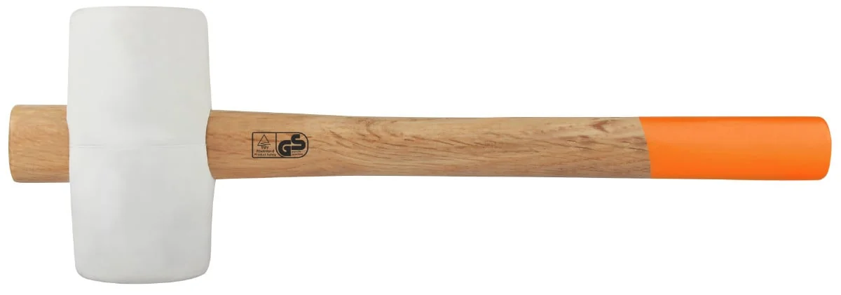 Ciocan Cauciuc Alb Coada Lemn 0.5 Kg