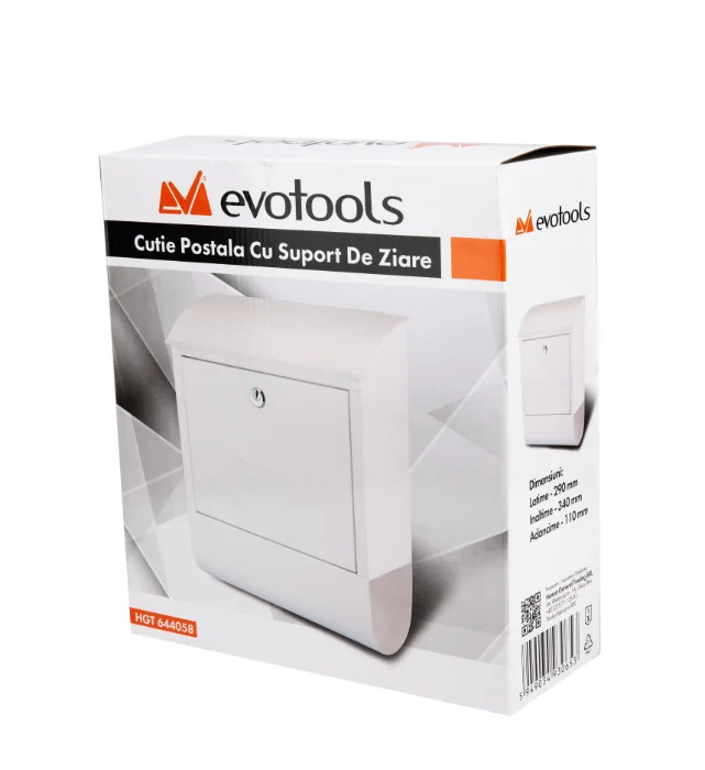 Cutie Poștală Cu Suport De Ziare 290x340x110 Evotools 644058