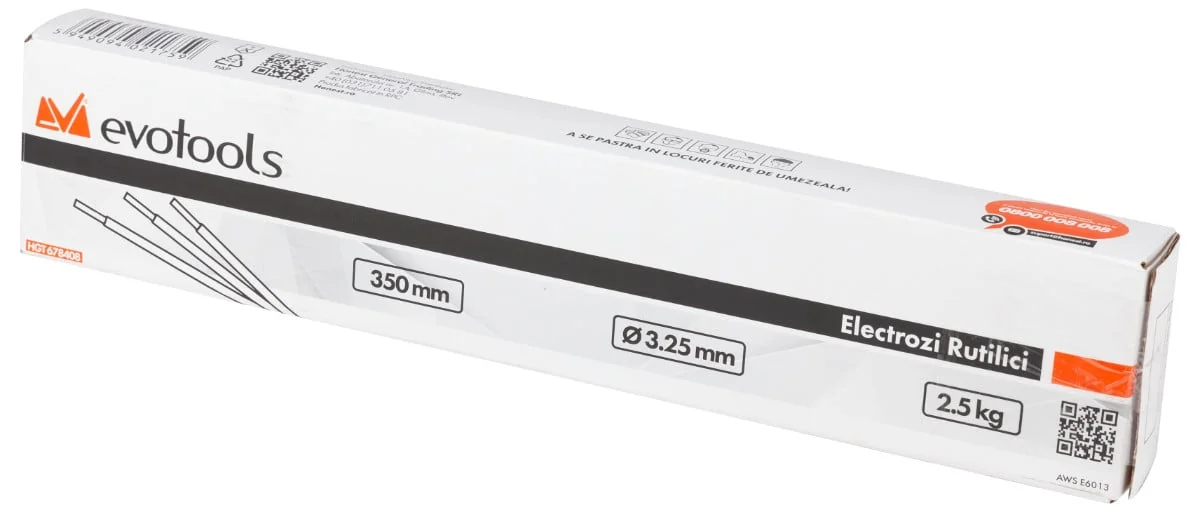 Electrozi Rutilici Supertit 2.5 x 350 mm, 1 KG, Evotools 678409