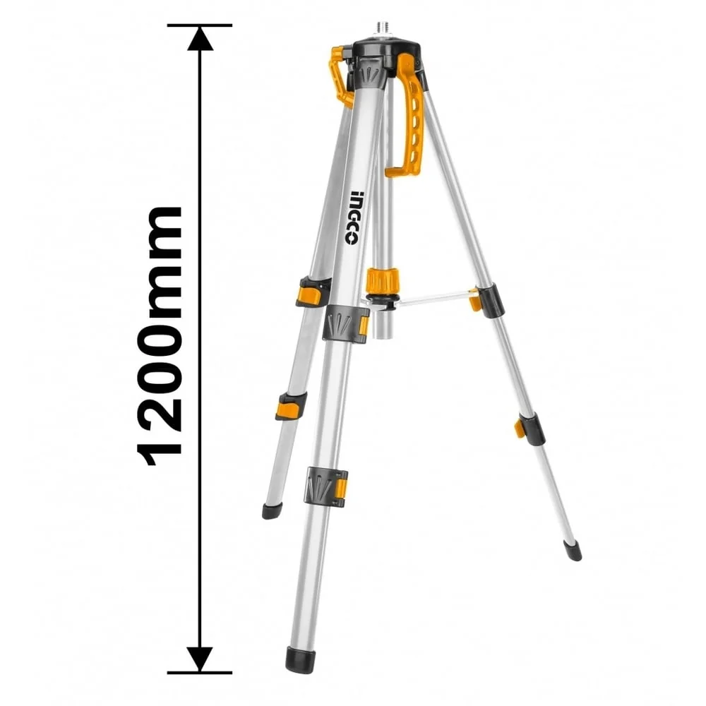 Trepied Aparat Nivela Cu Laser Din Aluminiu 120 Cm, Ingco HLLT01152