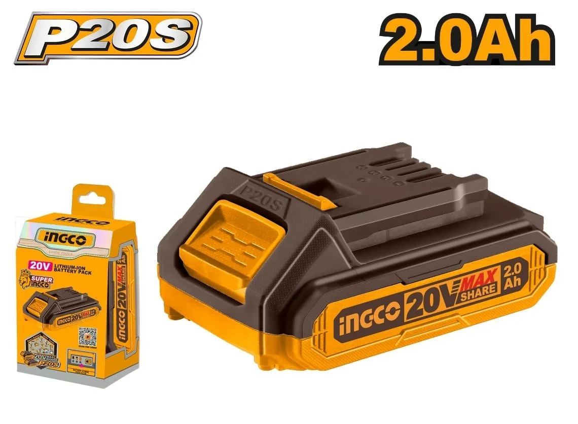 Baterie (Acumulator) 20V 2Ah P20S, Ingco Fbli2001