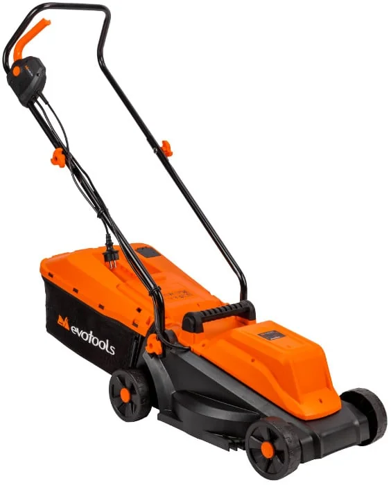 Mașină De Tuns Iarbă 1200 W Lm-1200 Epto 32 Cm Lățime Lucru, 3 Trepte Tăiere, 28 L Sac Colector
