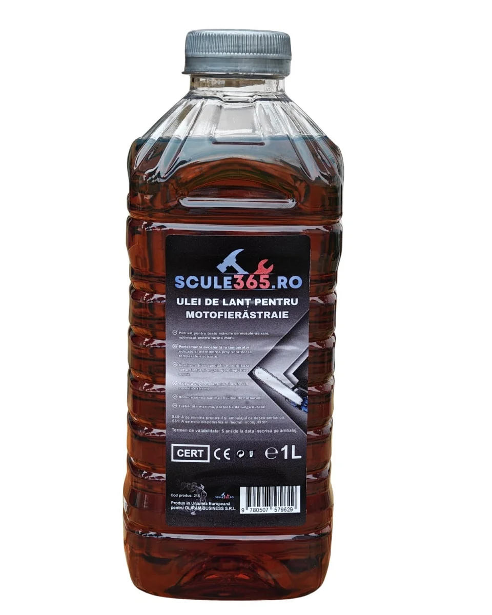 Ulei Pentru Ungere Lanț Motofierăstraie Drujbe Premium, 1L Original