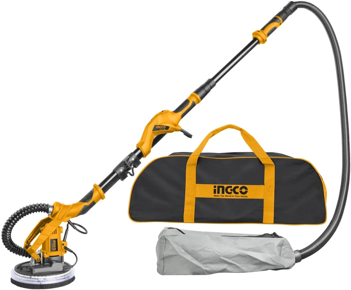 Mașina De Șlefuit Pereți Telescopică 1050W, 225mm, 2m, Slefuitor Ingco DWS10501