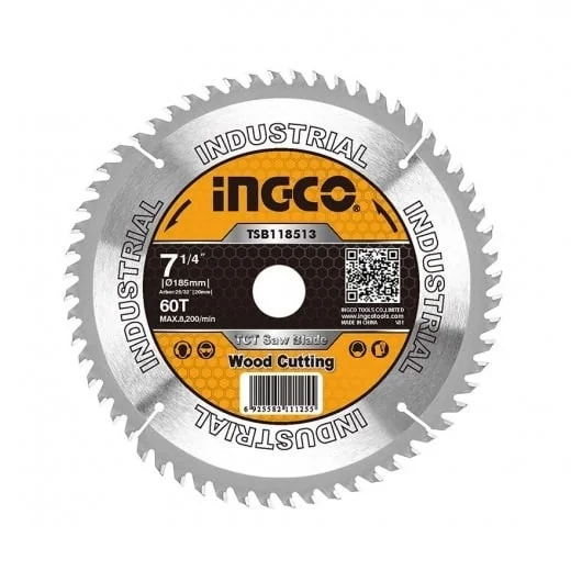 Disc Widia Pentru Lemn 185mm 60T INGCO TSB118513