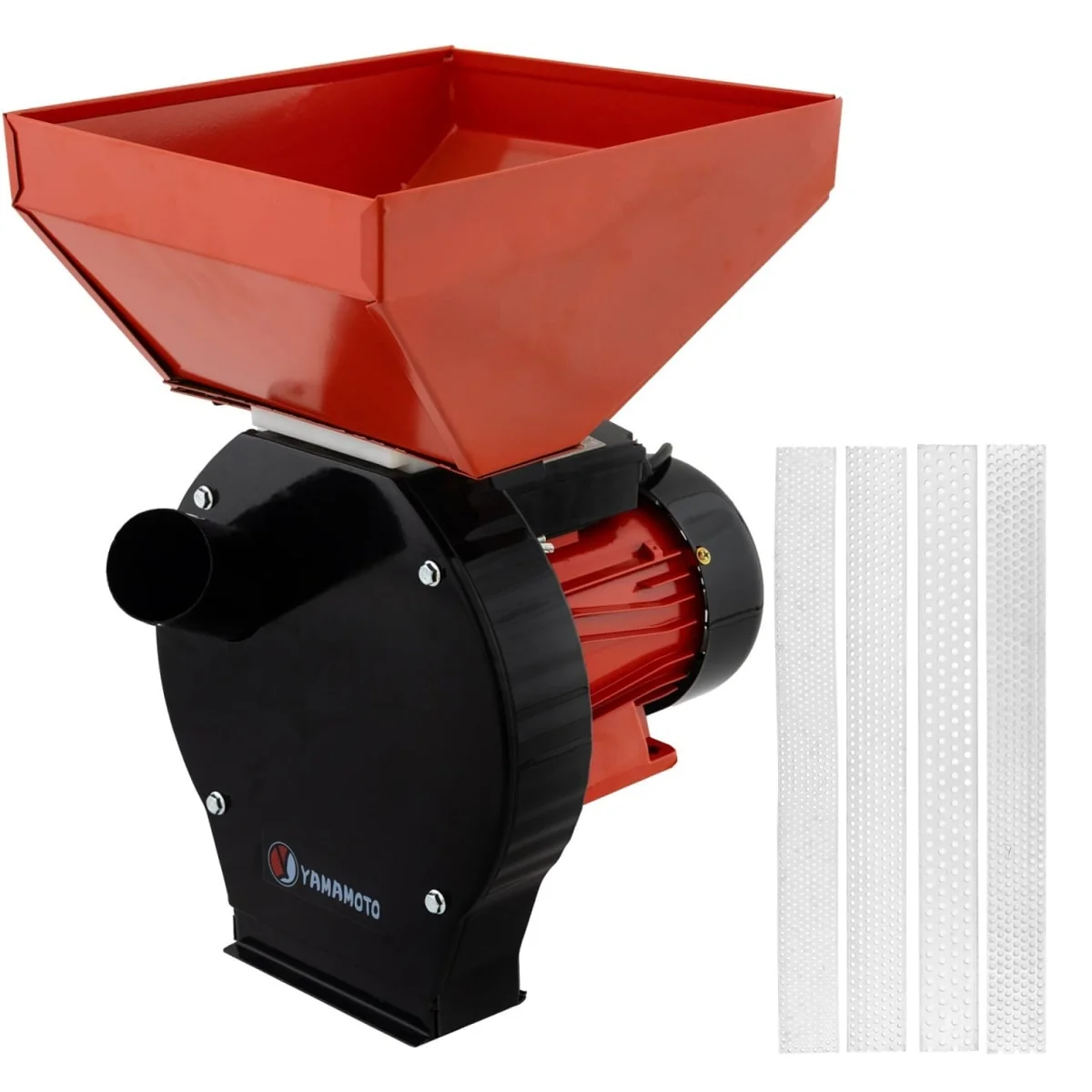 Moara Electrica Cereale 3900W, 240 Kg/H, 2850 Rpm, 4 Site, Motor Cupru Yamamoto Ym3900