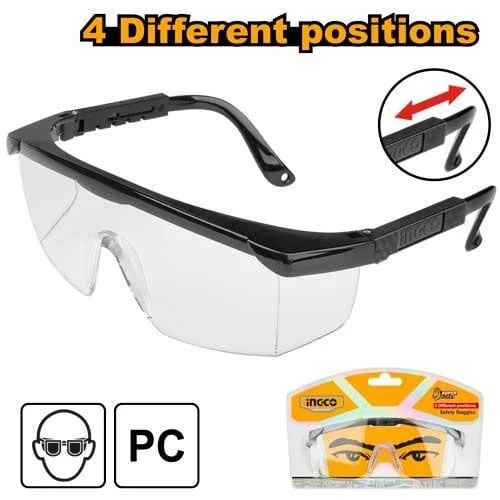 Ochelari De Protectie Cu Reglaj, 4 Poziții, Ingco HSG04