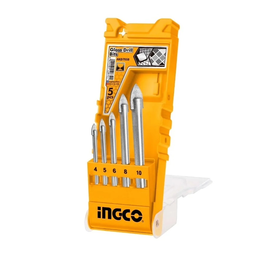 Set Burghie Ceramica Si Sticla 5Buc Ingco AKD7058