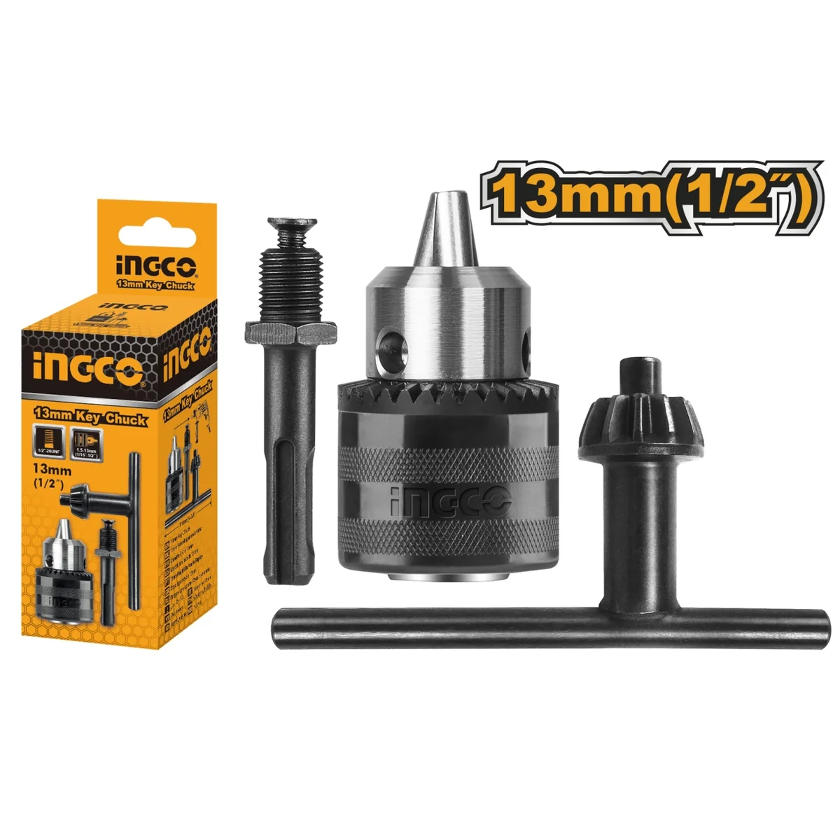Mandrină Cu Cheie 13mm Cu Adaptor SDS+ Ingco KC1301.1