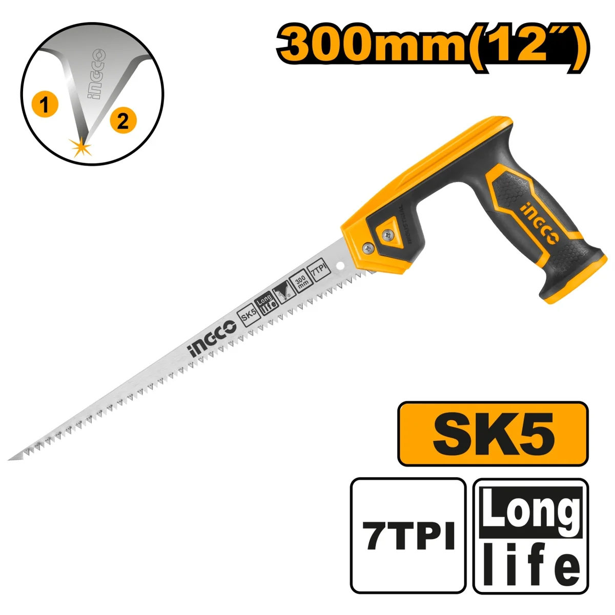 Fierastrau Manual Rigips 30 Cm INGCO HCS3008