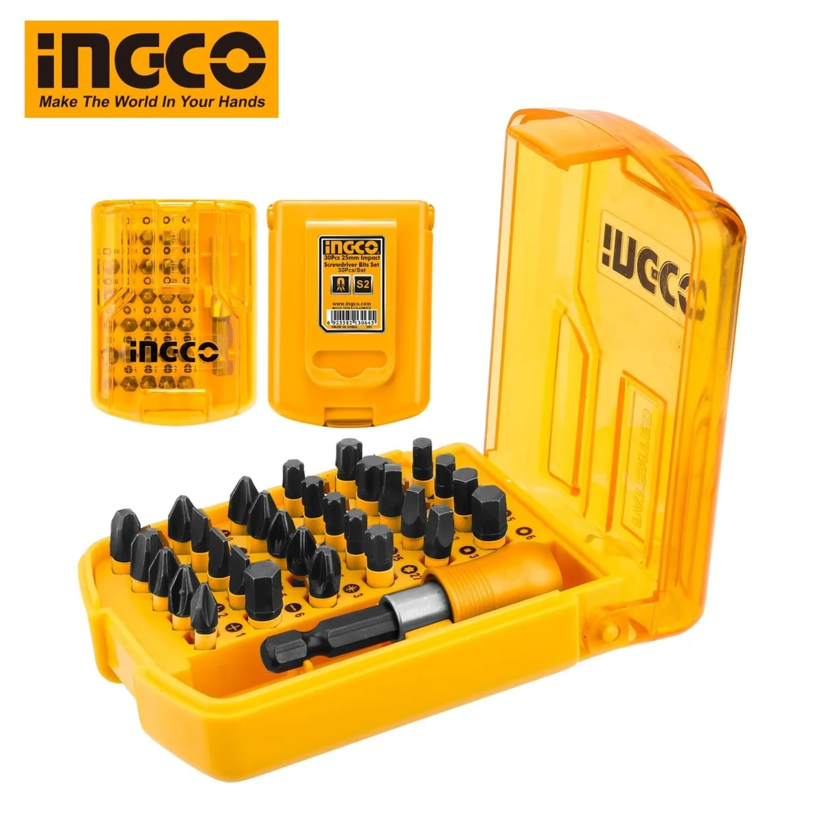 Set Biti Impact 30 Buc INGCO AKSD68303