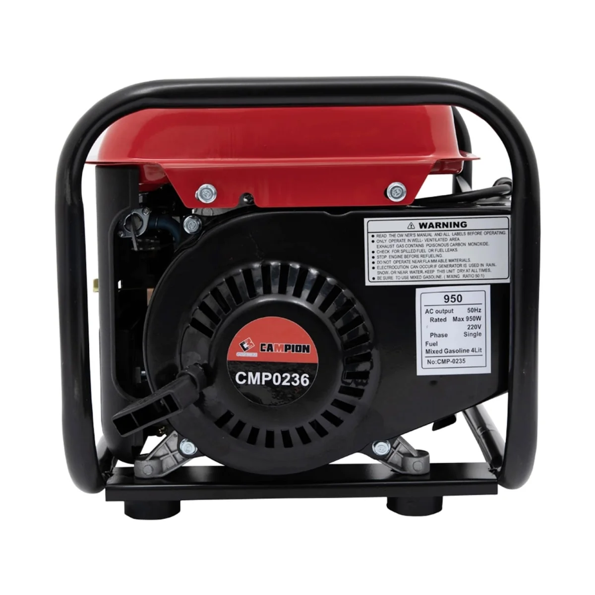 Generator Electric 950W Cu Cadru Monofazat, 63Cc, 2T, Avr Automat - Campion CMP0236