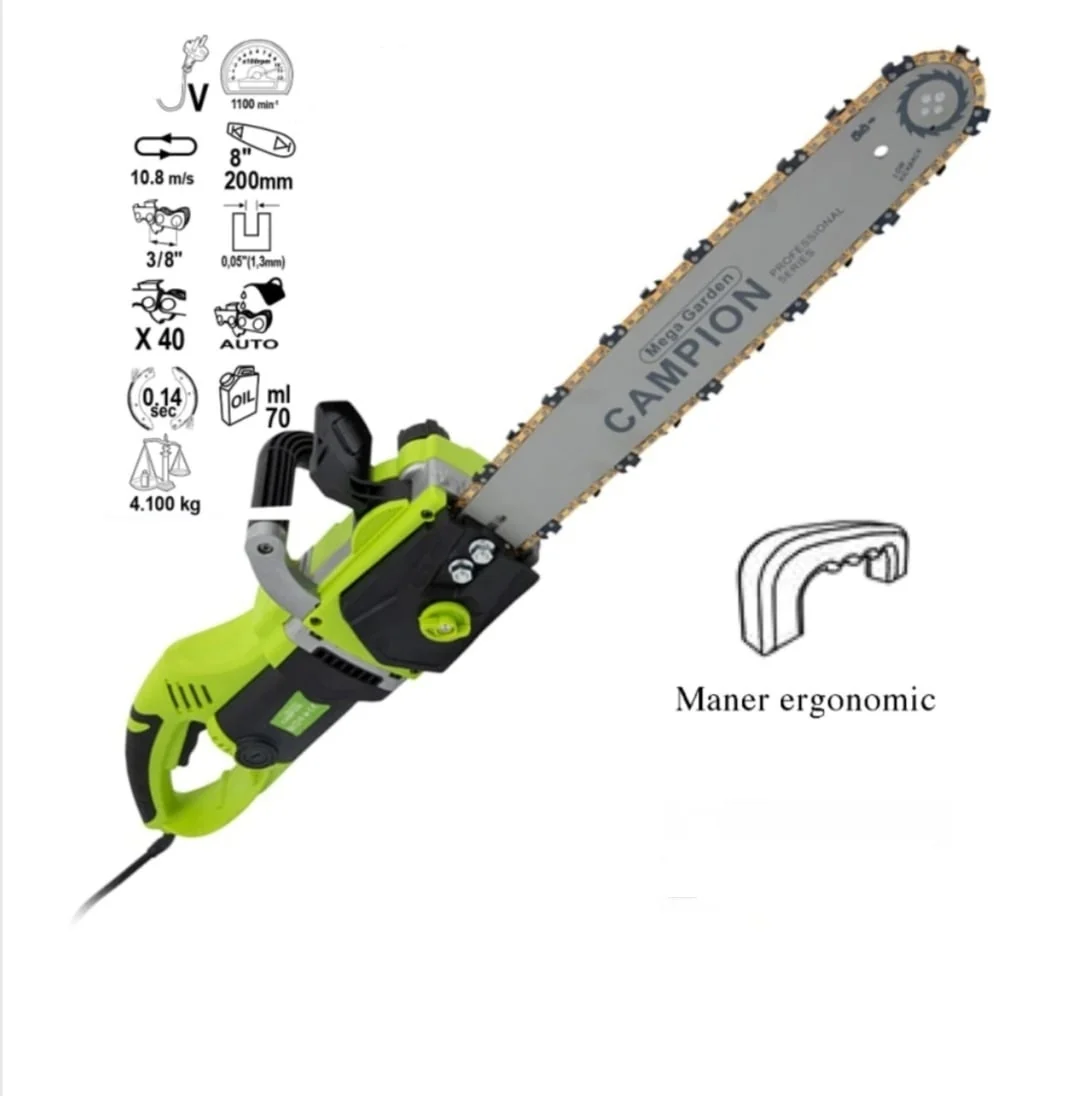 Drujba Electrică 3000W, 10.8m.s, Ungere Automată, 400mm, Frână, Campion CMP1160
