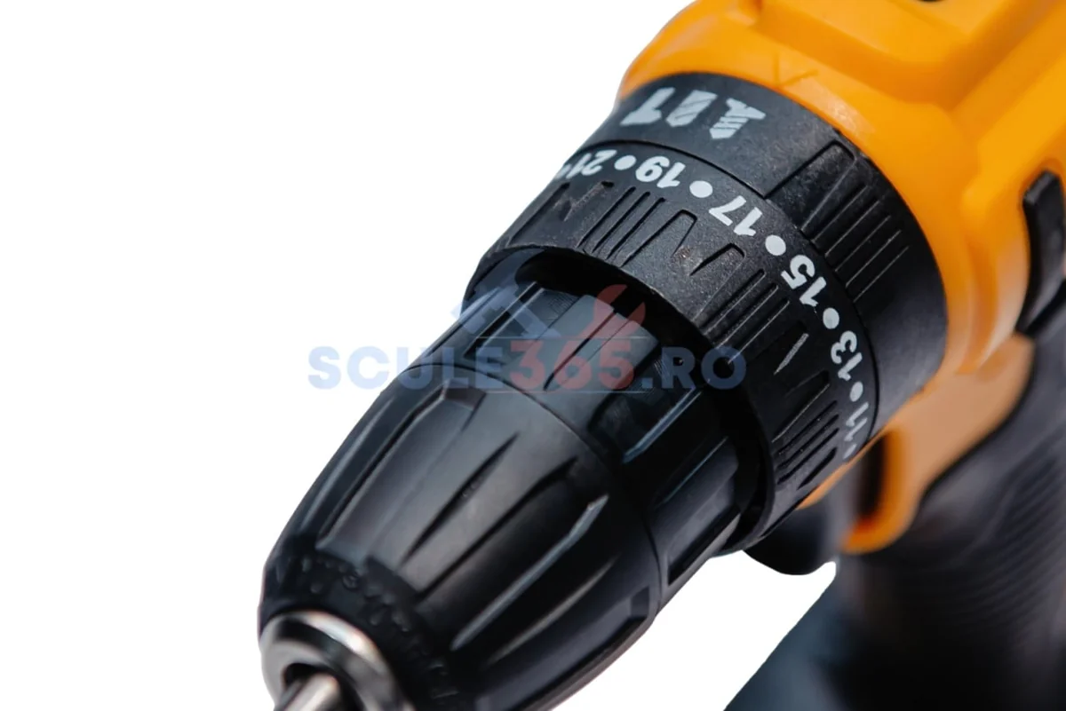 Masina De Gaurit Si Insurubat Cu Percutie 120 Piese, 48V, 2 Acumulatori, Trusa, Incarcator Inclus, Bormasina Autofiletanta 8Ah, 1300Rpm, Campion CMP1663