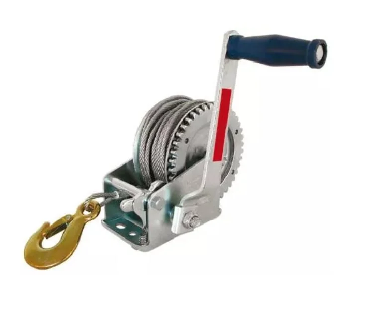 Macara Troliu Manual Cu Clichet 725kg / 1600lb, 10m Cablu Oțel, B0909