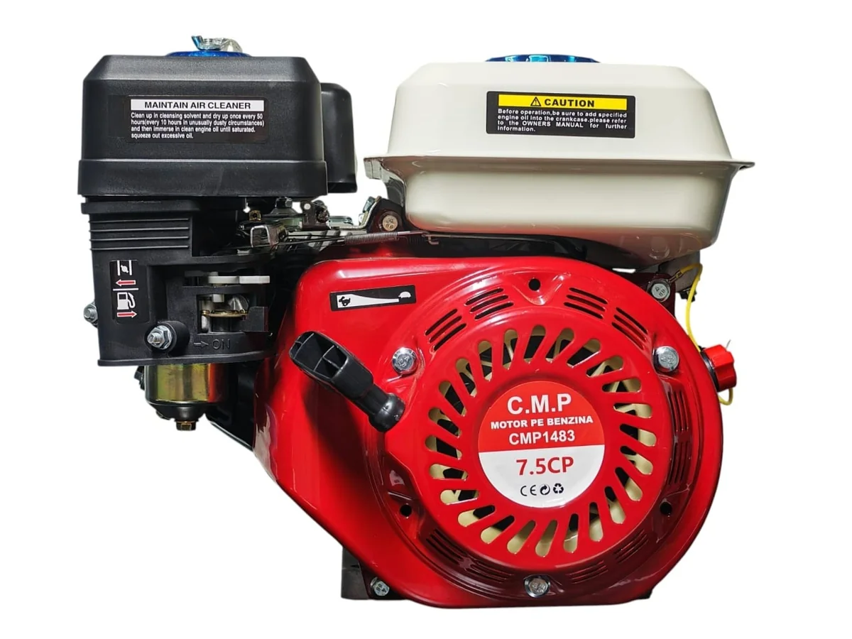 Fulie Cadou Motor Benzina 7.5cp, 4 Timpi, 196cmc, 3600rpm Ax 3/4, 15kg, Pentru Generator, Motocultor, Motopompa Etc Campion CMP1483
