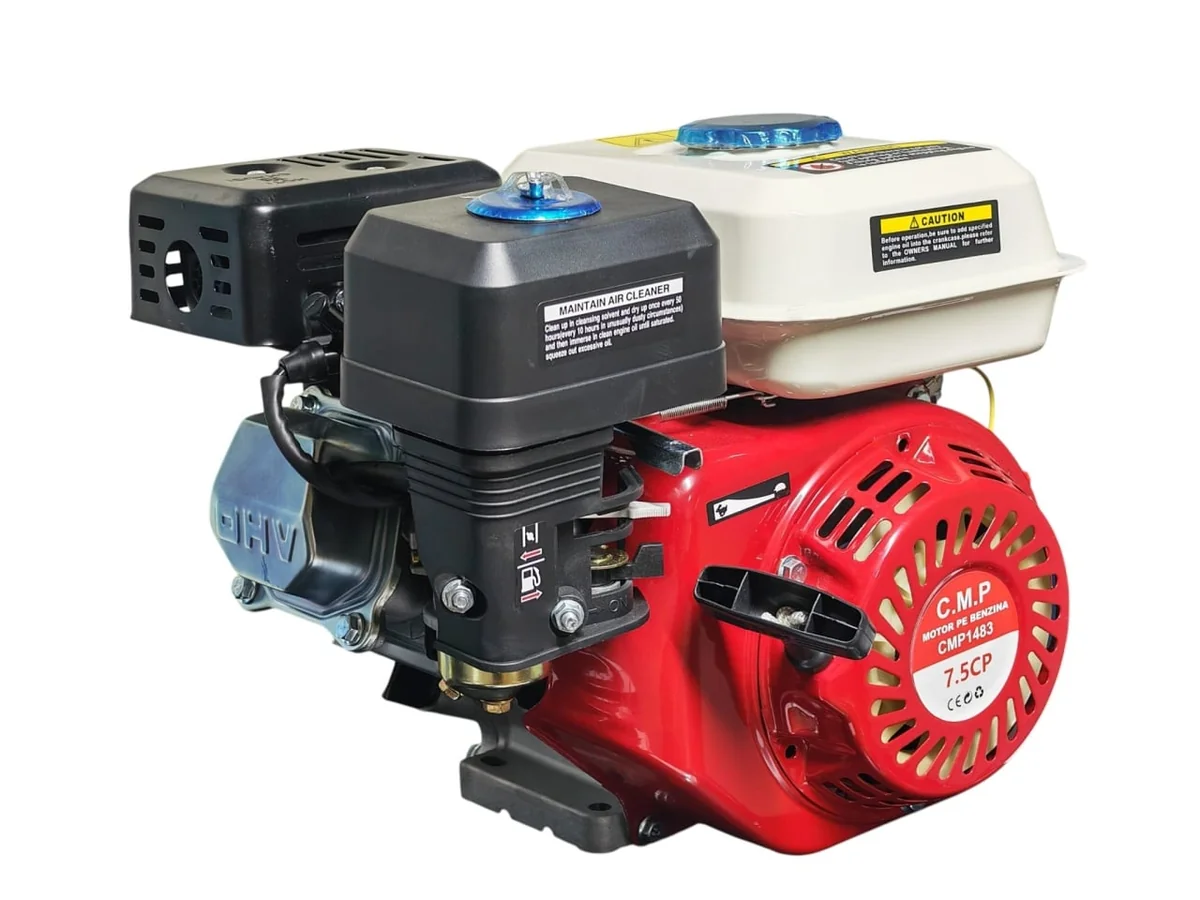 Fulie Cadou Motor Benzina 7.5cp, 4 Timpi, 196cmc, 3600rpm Ax 3/4, 15kg, Pentru Generator, Motocultor, Motopompa Etc Campion CMP1483