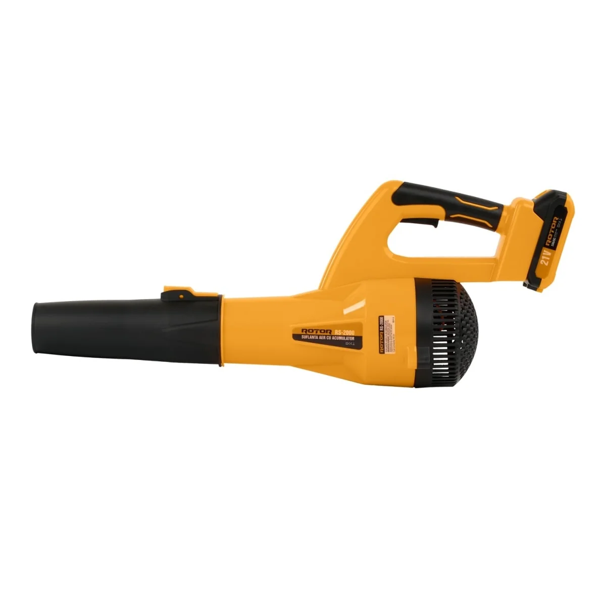 Suflant Aer Cu 1 Acumulator 2AH, 21V Si Incarcator, 315W, 60Cm, 1.5Kg. Rotor RS-2000