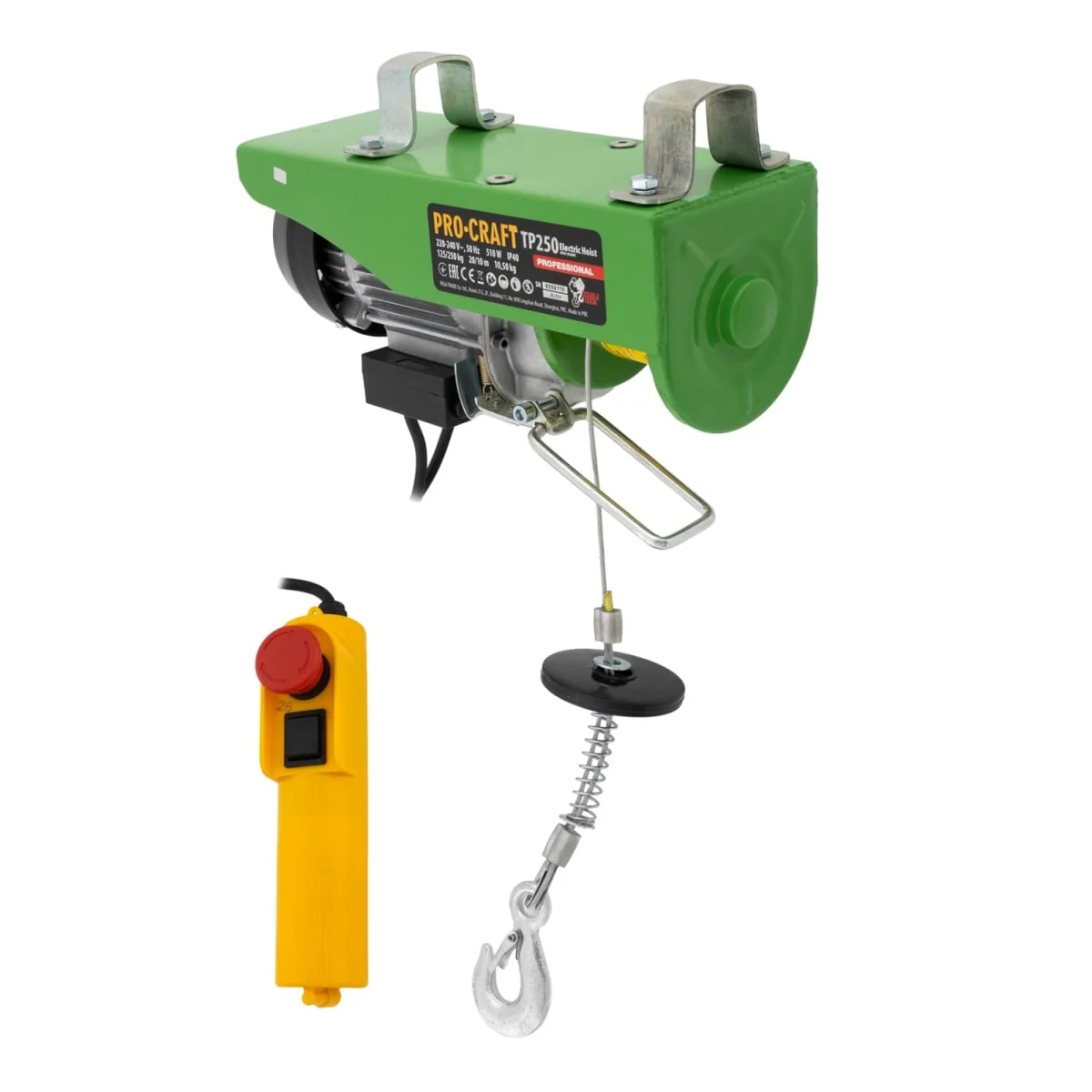 Troliu Electric Electropalan 125/250 Kg, 510 W, 12 M, Macara Electrică Procraft Tp250