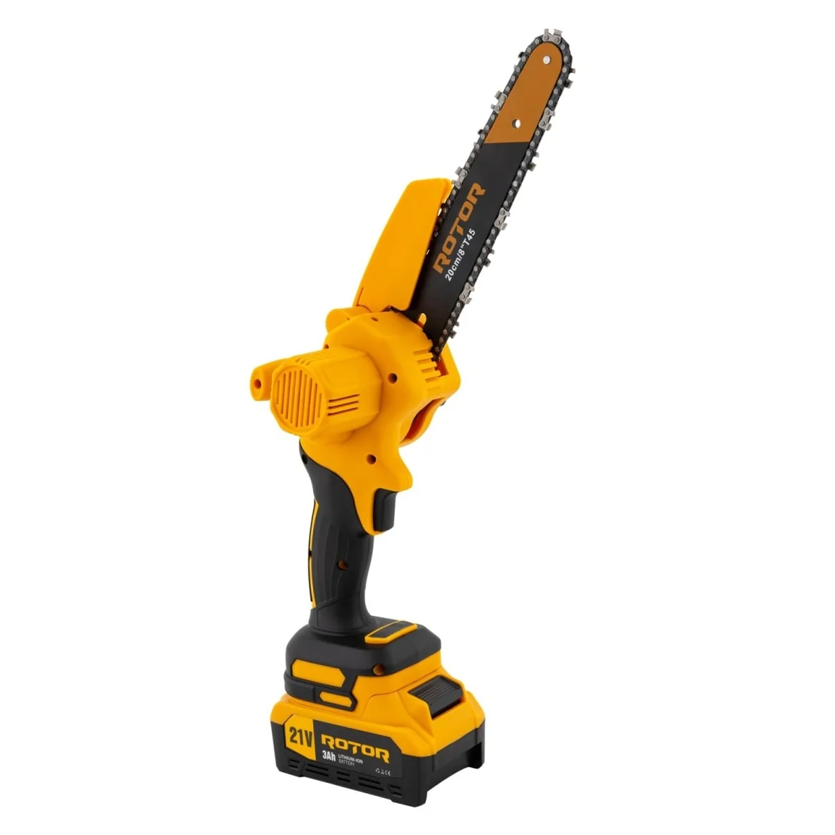 Set Mini Drujba Electrica Si Foarfeca De Gradina Cu 2 Acumulatori 3AH, 21V, Brushless ROTOR
