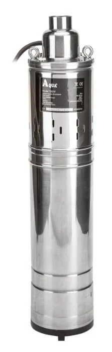 Pompa Submersibila 4" Cu Snec, 750W, Debit 28.3 L/Min, Inaltime Pompare 80 M, Aqua 683016