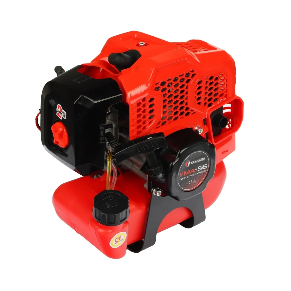 Motocoasa Benzina, 5.8 Cp, 43 Cmc, 10000 Rpm, 2 Timpi, 6 Accesorii, Yamamoto YMA.56