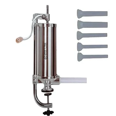 Mașina De Cârnați Verticală 6kg, 6 Palnii, Construcție Inox, Craft-Tec MX127