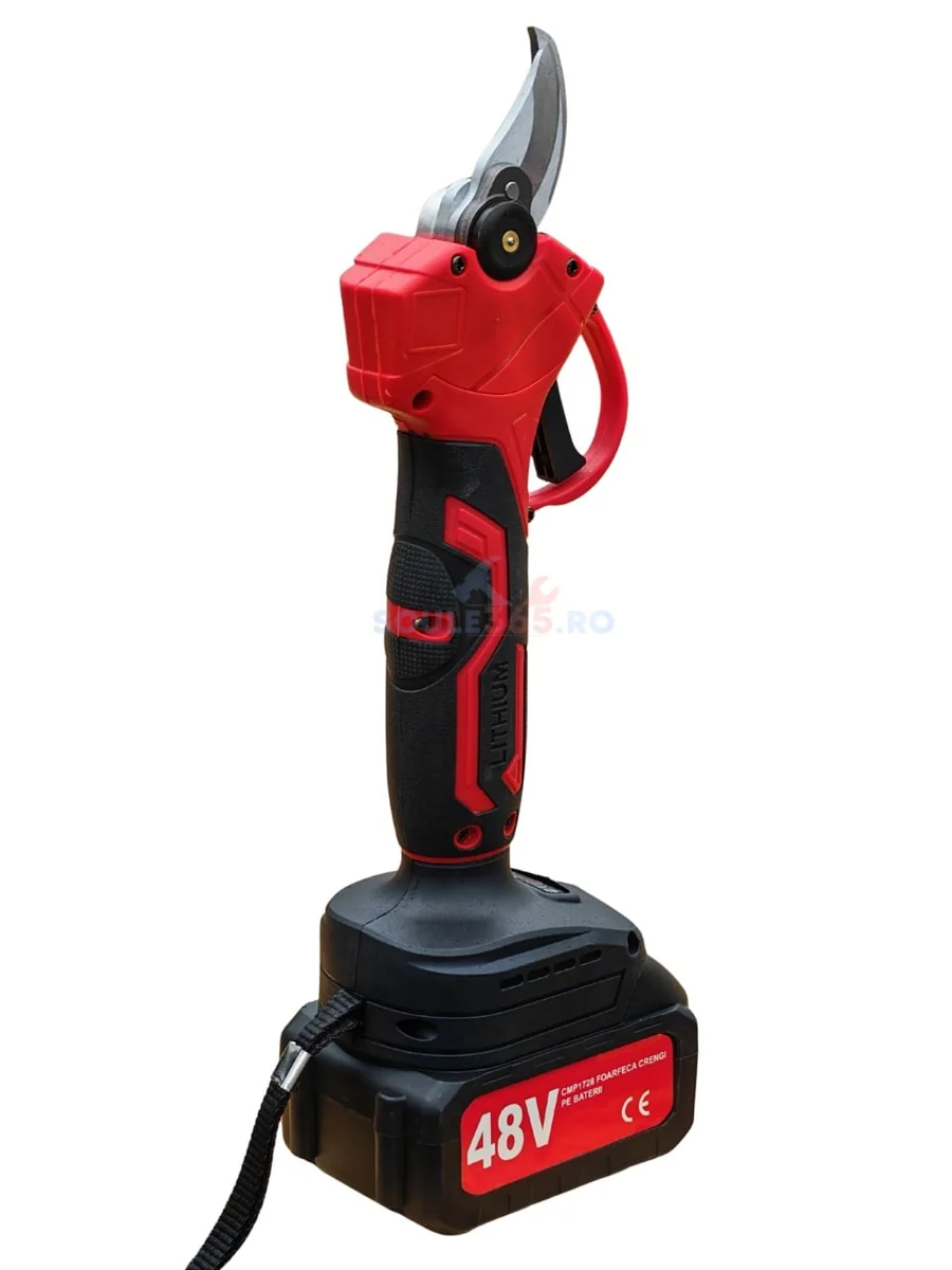 Foarfeca Gradina Electrica Cu 2 Acumulatori 48V X 8Ah, Pentru Gradina, Diametru Taiere 27Mm, Valiza, Profesional Motoyama Japan Cmp1728
