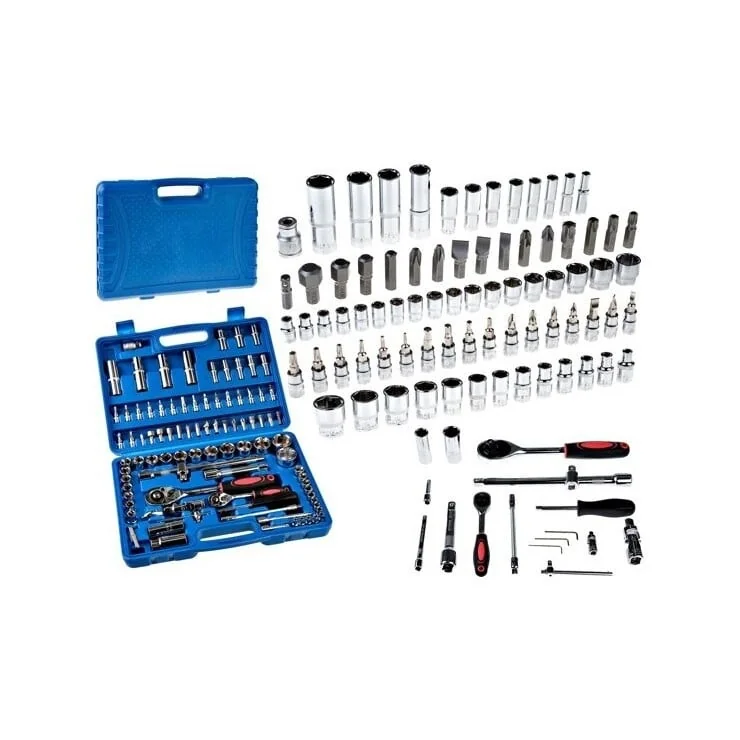 Set Trusă Chei 94 Piese Tubulare 1/4" Și 1/2", Biti, Prelungitoare, Campion CMP1443
