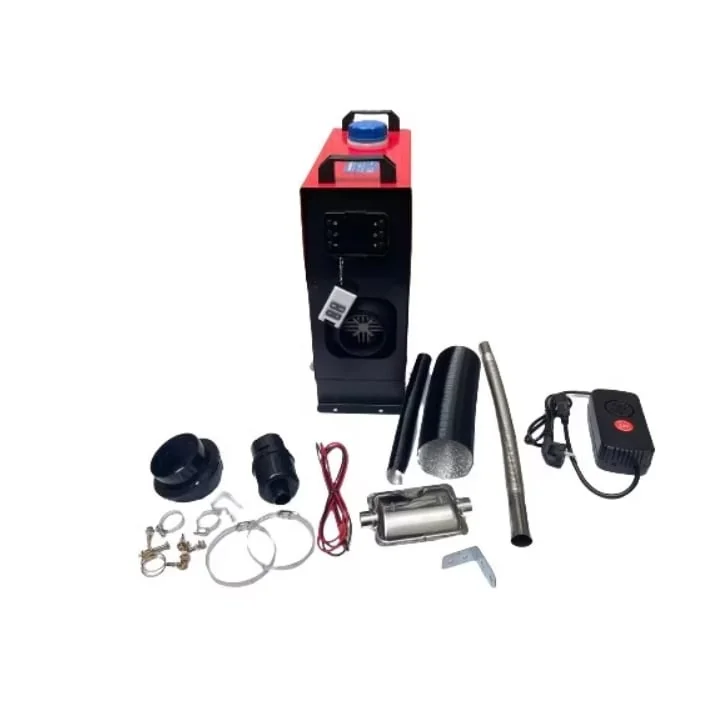 Aeroterma Pe Motorina 8kW, Rezervor 5L, Sirocou 220V/12V/24V, Cu Evacuare, Telecomanda, Afisaj Digital, Campion CMP1455