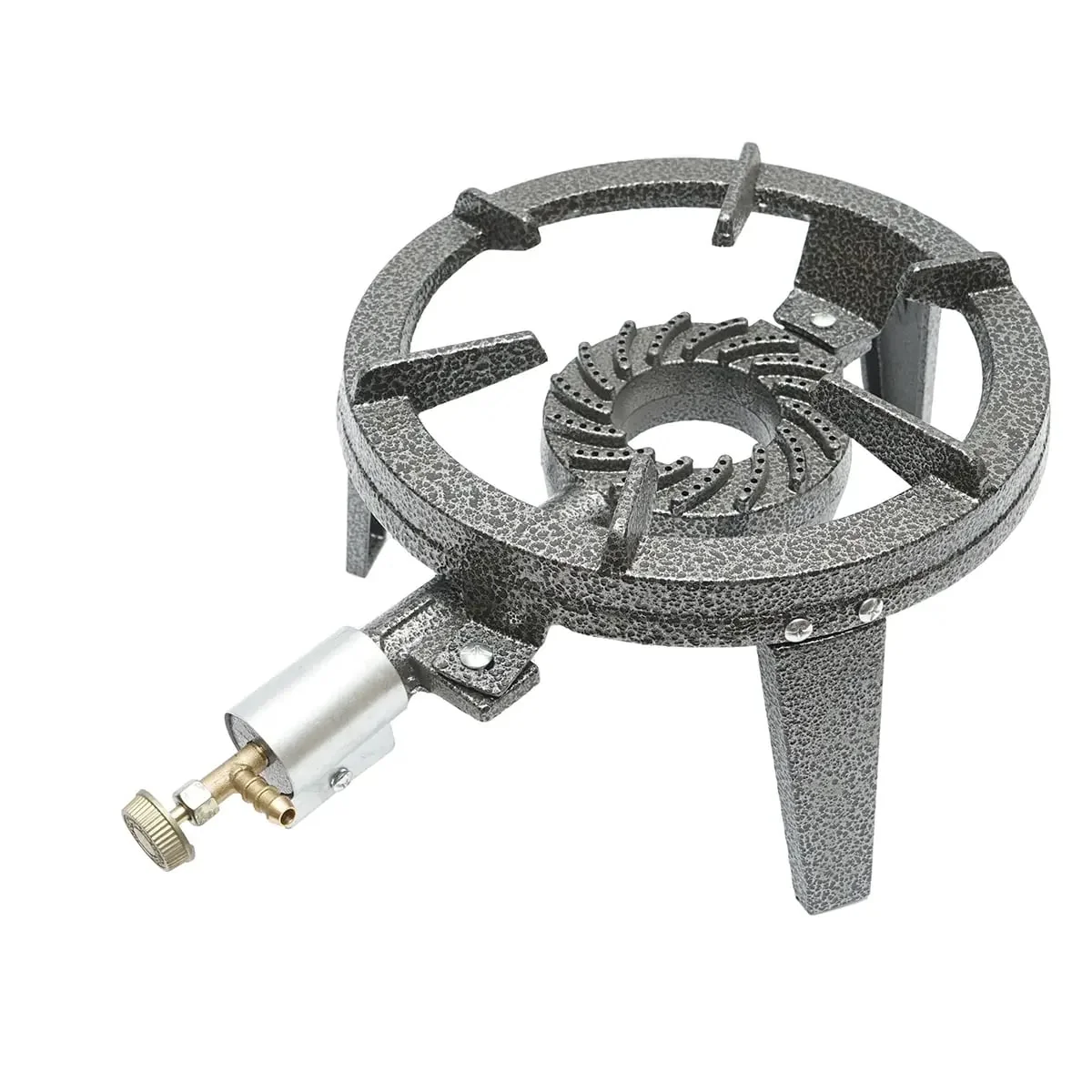 Arzator Pirostie Pentru Ceaun Cu Gaz, 6500W, 450G/H, 335x85x350mm, Din Fonta, Popan-Butan, GPL, Campion Model PROFESSIONAL CMP1661