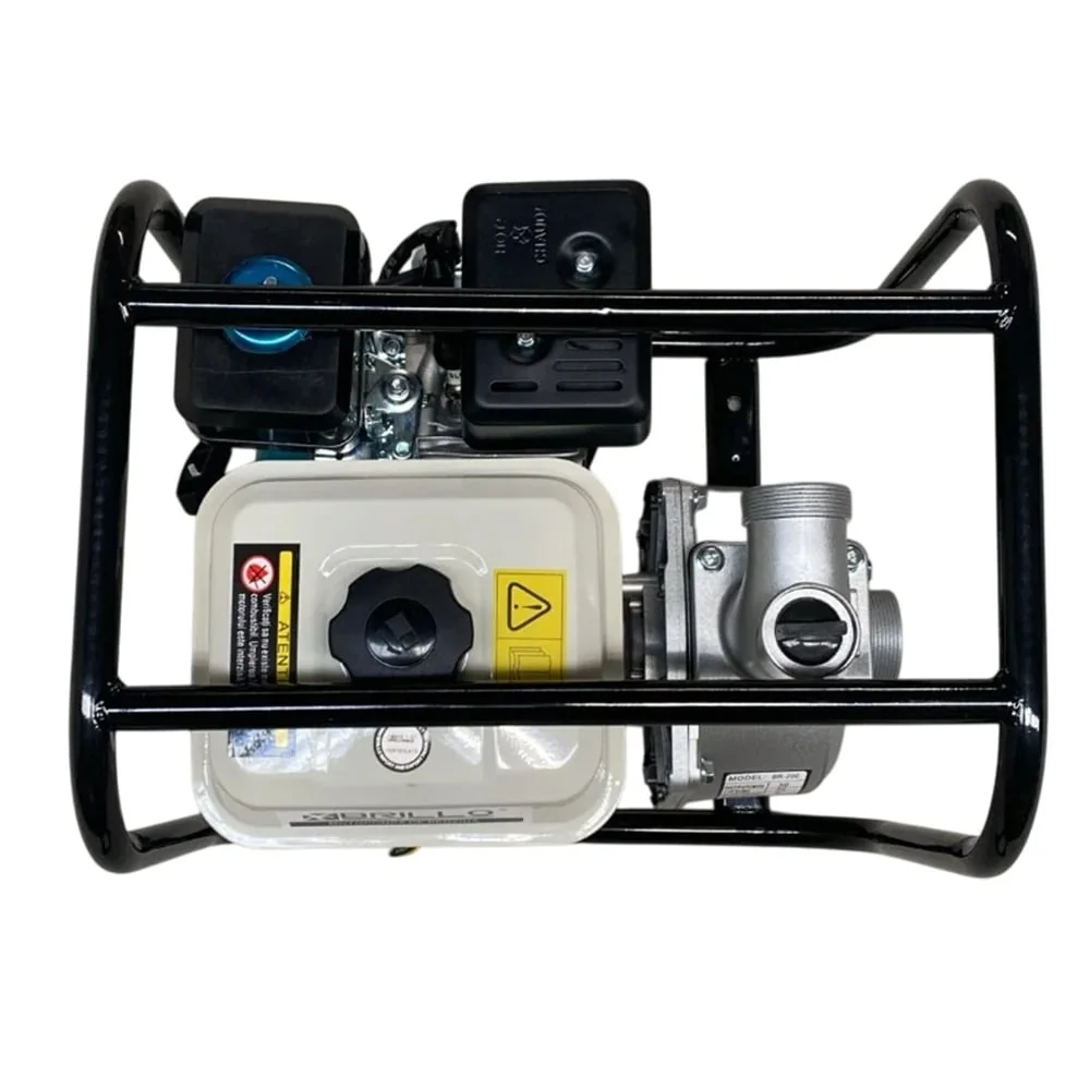 Motopompa Benzina Brillo BR-200, 4T, 6.5CP, 196cc, 2", Debit 36 m³/h, H Max 20 m, Adancime 9 m, Pornire Manuala