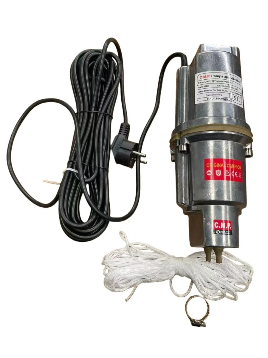 Pompa Apa Submersibila Cu Doua Sorburi 1000W 70M Inaltime 35 L/Min Model VMP60-3 Campion CMP1227