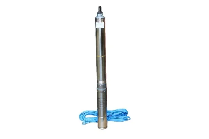Pompa Submersibila de Mare Adancime Multietajata Campion Aqua Tech 4SDM3/20 CMP1779, 20 Turbine, 1.5 kW, Debit 12 m³/h (12.000 l/h), Inaltime Refulare 250 m, Diametru 4" / 100 mm, Cablu 30 m, Carcasa Inox, Bobinaj Cupru