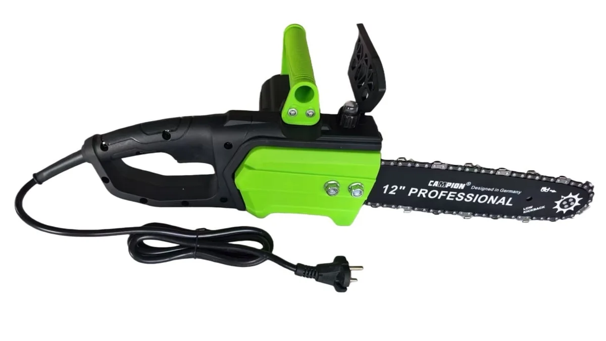 Drujba Electrică 3000W, 4500Rpm, 300mm, 15 m/s, Ungere Automată, Pornire Lentă, Campion Professional CMP1690