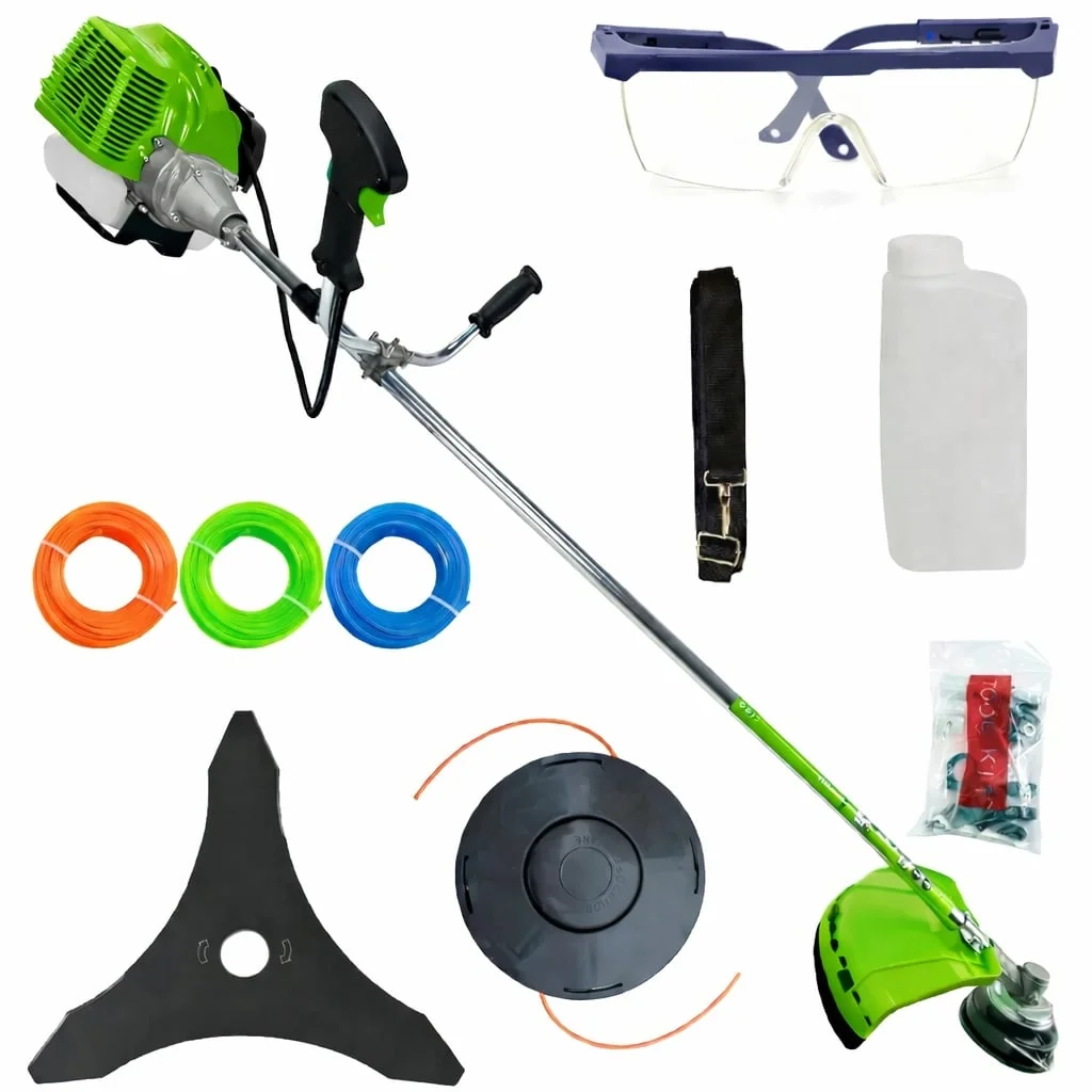 8.5CP Cu 10 Accesorii Motocoasa Pe Benzina In 2T Timpi 12.000Rpm 58cc Model 2026 Easy-Start Fresco Power By ItalianTech CMP1807