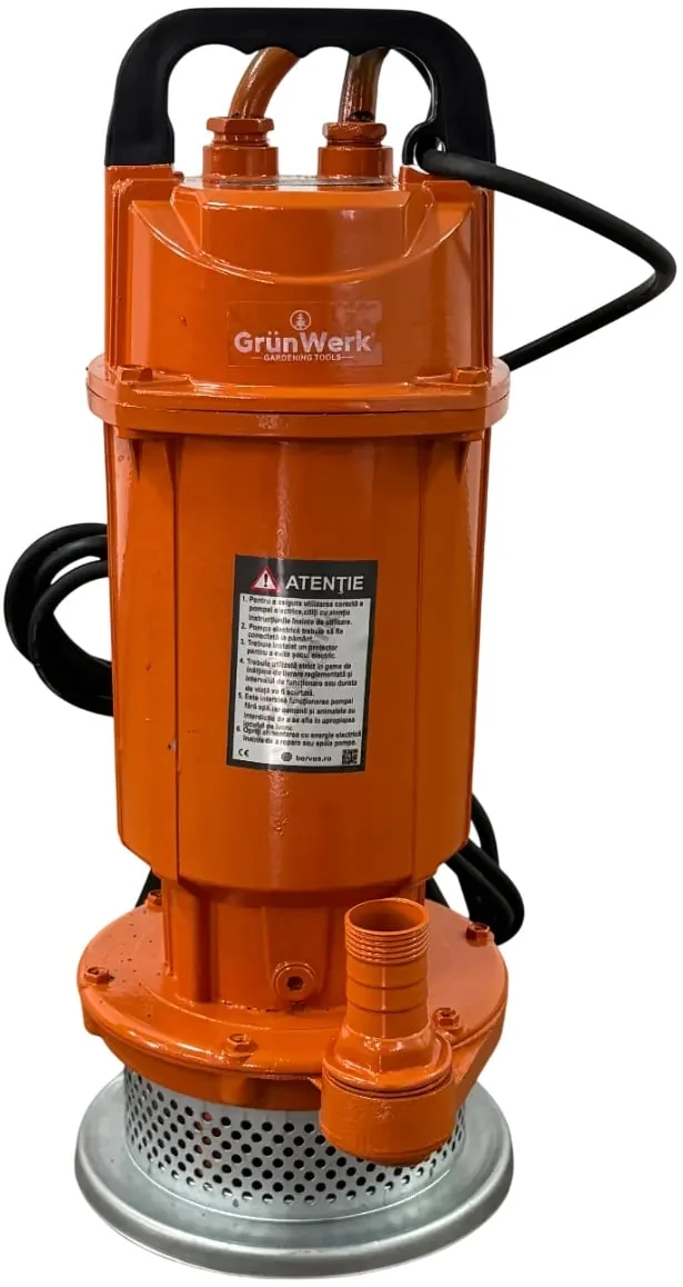 Pompa Submersibilă Apă Curată GW GW7174, 750W, Hmax 32M, Cu Plutitor Automat, Cablu 4M, Pentru Puțuri și Irigații