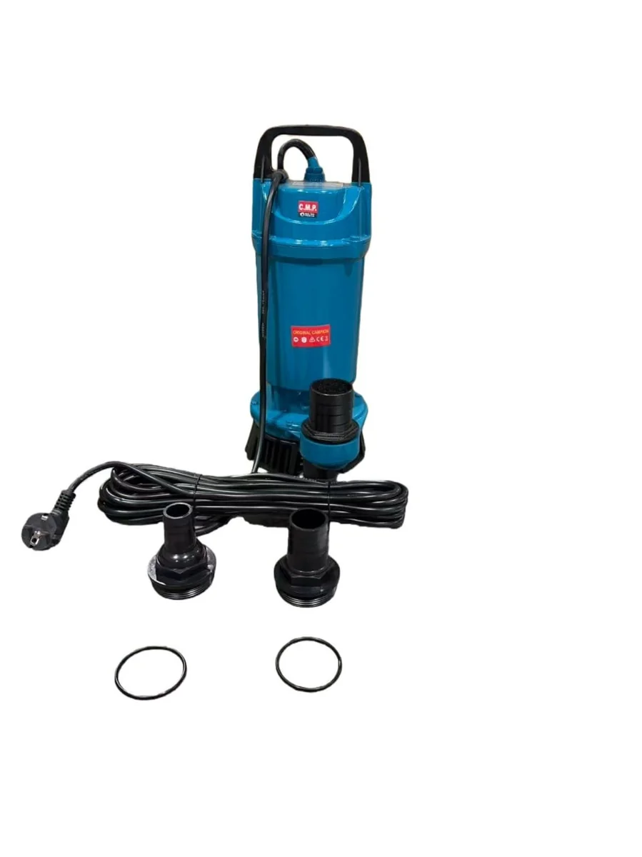 Pompa Submersibila Apa Curata Cmp1768 Qdx30-45-1.5, 1.5Kw, 2Hp, Debit 30 Mc/H, Inaltime Refulare 45m, Iesire 2" / 1.5" / 1", 2860Rpm, 110-220V, Fara Plutitor