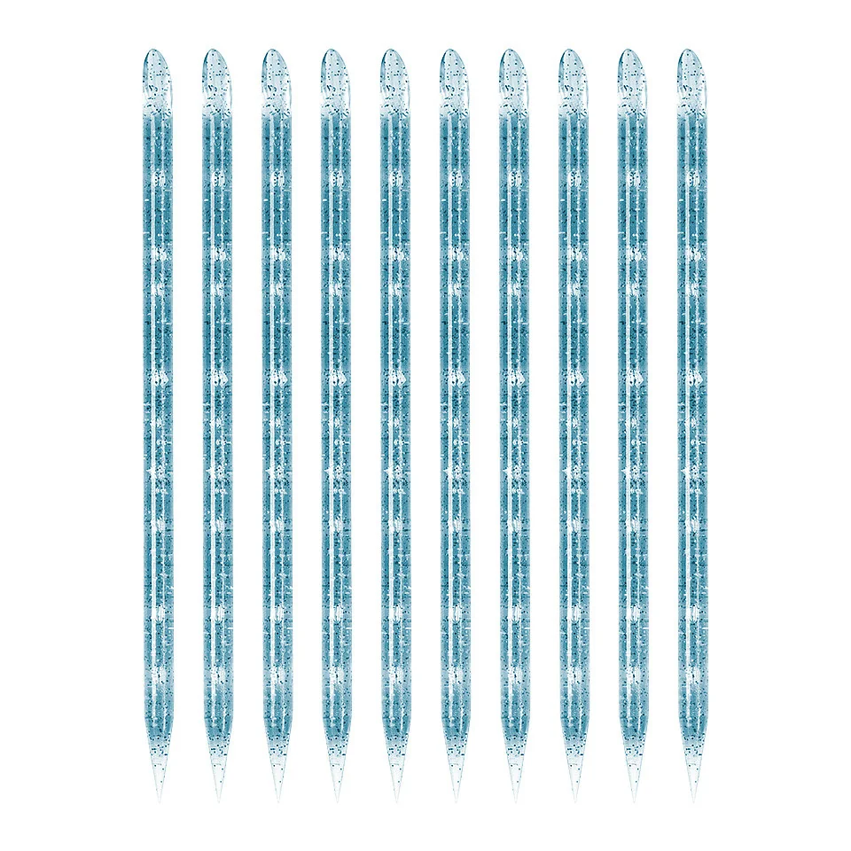 Betisoare Unghii pentru Cuticule SensoPRO Milano, Clear Blue - Set 100 bucati