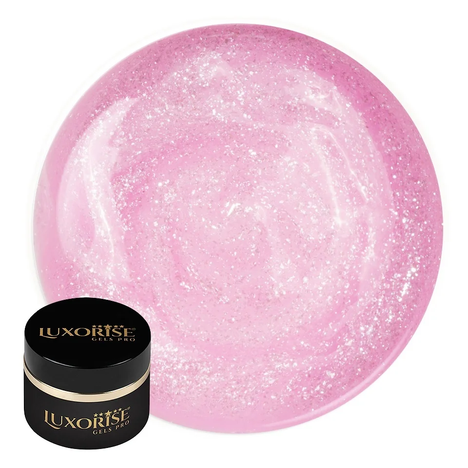 Gel UV Constructie Unghii RevoFlex LUXORISE 30ml, Nebula Rose