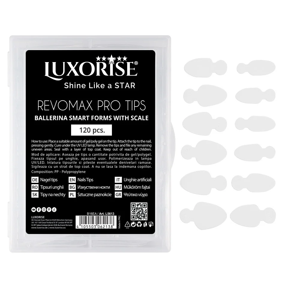 Set Tipsuri Reutilizabile si French Pads, French Sculpt - LUXORISE